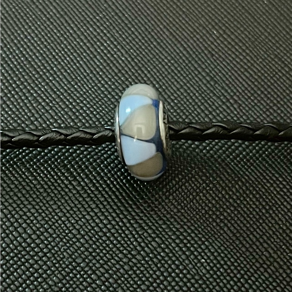 Pandora Blue/gray Captivating Murano Charm